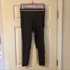 Nylora grey and pink Nessa leggings sz M